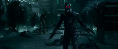 Finger to the throat means death. - Guardians of the Galaxy