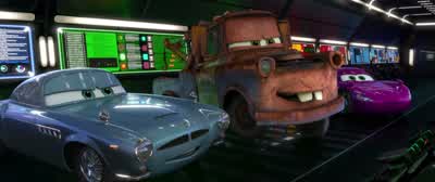 Finn, one hour to Porto Corsa. - Cars 2