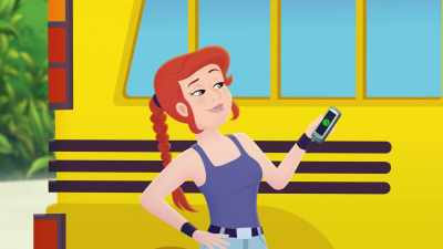 Fiona Frizzle here, - The Magic School Bus Rides Again: The Frizz Connection