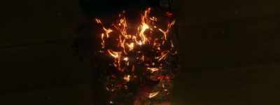 (fire crackling) - Death Rider in the House of Vampires