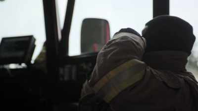 [firefighter] We're gonna go
on another call, gentlemen. - The Age of A.I.