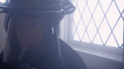 Fire's inside the wall.
Probably electrical. - Chicago Fire