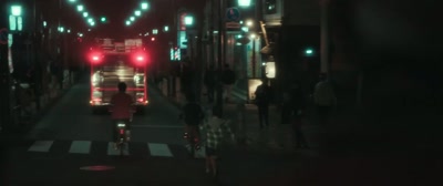 Firetruck behind you.
Please clear the road. - Monster