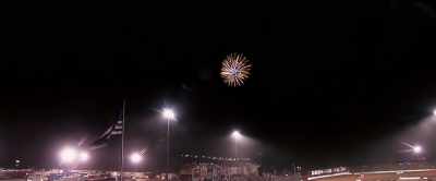 (fireworks popping)
(happy music) - Lady Driver