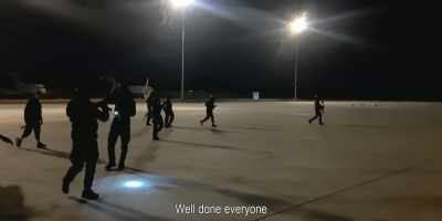 [fireworks popping] - Escape from Kabul