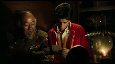 First American-born miyagi waiting to be born. - The Karate Kid