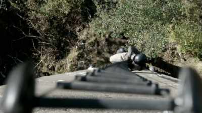 First to attempt the task
is number seven Alexandra. - Celebrity SAS: Who Dares Wins