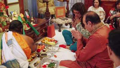 - First we celebrate
at the family level, - Family Karma