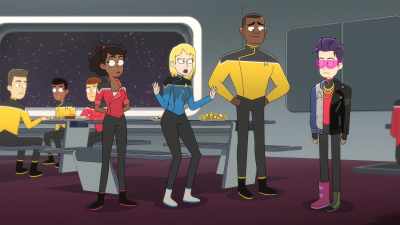 First, you come in
looking sexy as hell, - Star Trek: Lower Decks