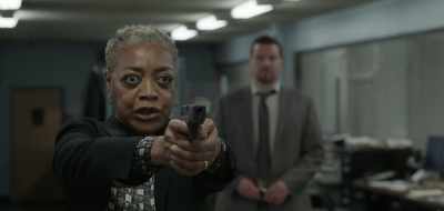 - First goddamn time I ever had
to fire my weapon on the job. - The Calling