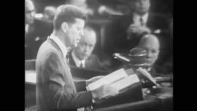 First, I believe that this nation
must assume, - American Moon