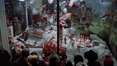 First nighters packed earmuff to earmuff jostled in wonderment - A Christmas Story