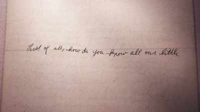 "First of all,
how do you know all our little secrets? - Judy Blume Forever