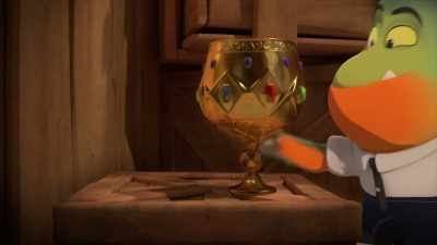 First, we planted micro speakers
all around the lair. - The Bad Guys: Haunted Heist