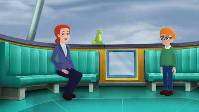 First-rate plan, but please
stay away from the sides - The Magic School Bus Rides Again: The Frizz Connection
