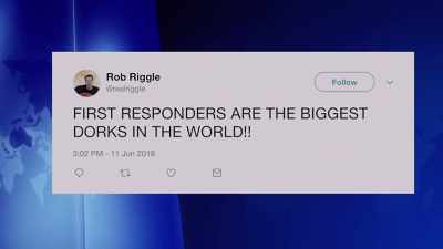 "First responders are the biggest dorks in the world!" - Rob Riggle's Ski Master Academy