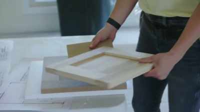 - First he sent over this white oak sample.
- [Scott] Okay. - Help! I Wrecked My House