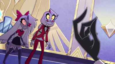 First!
[sinister music builds] - Hazbin Hotel