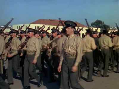 First squad, rear march. - To the Shores of Tripoli