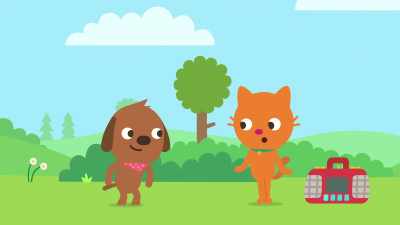First, you stand on your tippy-toes
like this. - Sago Mini Friends