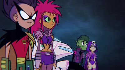 -First, take a deep breath.
-[upbeat music playing] - Teen Titans Go!