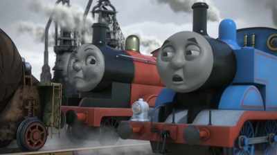 First you take
my cars to the mainland-- - Thomas & Friends: Journey Beyond Sodor