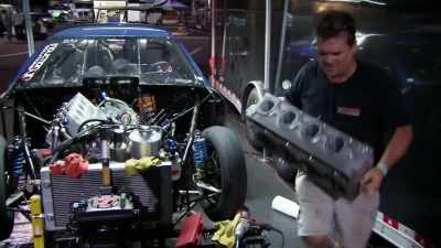 First thing I did
was spun it over. - Street Outlaws No Prep Kings Team Attack