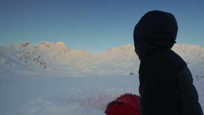 - First time actually
seeing the mountains, - Edge of the Earth