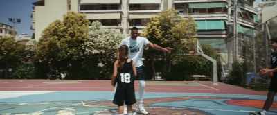 First turn around and tell him,
"In your face!" - Giannis: The Marvelous Journey