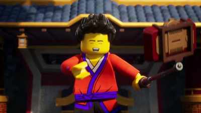 First up, he's mysterious
and his handshakes really hurt... - LEGO Ninjago: Dragons Rising