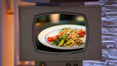 First up, the asparagus salad - Secret Chef