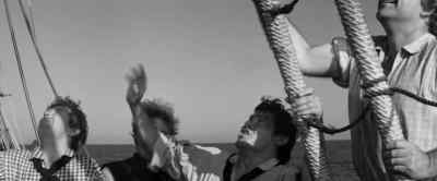 - First watch aboard a man-of-war, Billy?
- Hey, don't fall. - Billy Budd