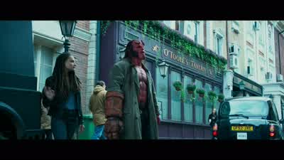 - Fish and chips shop? - Hellboy