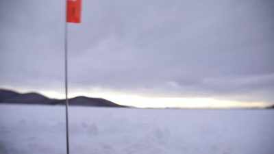 Fish! Tip-up!
Fish! Oh, yeah. - Life Below Zero: Next Generation
