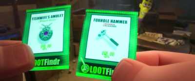 "Fishwife's amulet, Wizard Quest,
three dollars." - Ralph Breaks the Internet