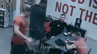 Fist bump. Fist bump with Connor.
Yeah. - The Detectives: Fighting Organised Crime