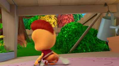 Five brooms will get the salon
cleaned five times faster! - The Chicken Squad