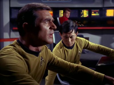 Five, four, three, - Star Trek