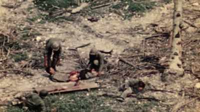 Five lives hang in the balance. - The Pacific War in Color