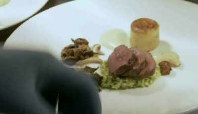 Five minutes. Four venison gourmand. - The Trip