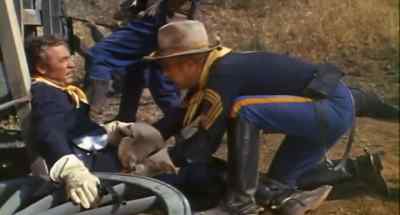 Fix this leg up, Colonel. - Apache Rifles