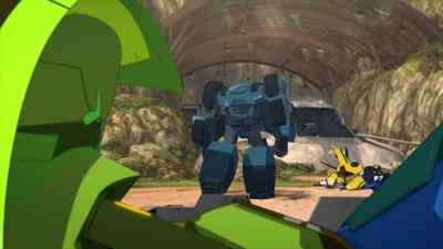 Fixit, it sounded like
Bee knows this 'Con. - Transformers: Robots In Disguise