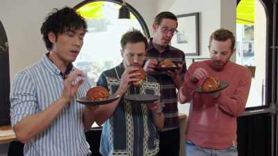 Flaky. You can already
tell visually - No Recipe Road Trip With the Try Guys