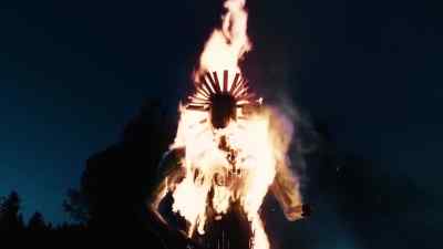 (flames crackling) (ominous music) - Festival of the Living Dead