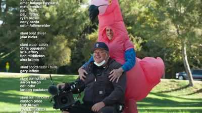 - Flamingo.
- [Jeff chuckling] - Jackass Forever