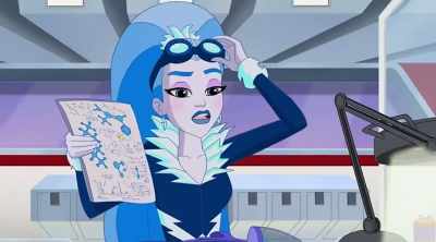 Flash, I'm busy working
to create something - DC Super Hero Girls: Legends of Atlantis