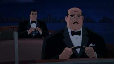 Flashy cabaret act, gambling ship,
hiding in plain sight. Smart. - Batman: Caped Crusader