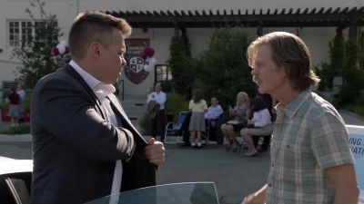 Flashy car, sir. - Shameless