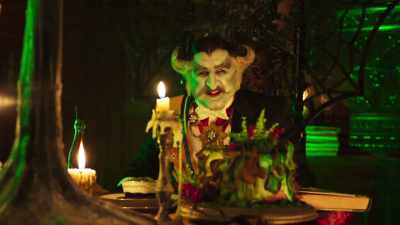 Flat top here fancies
himself a comedian. - The Munsters