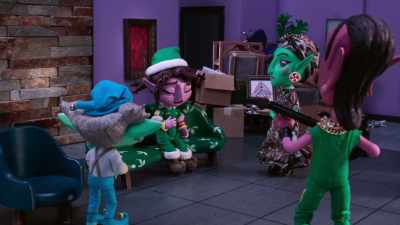 -(flatulence)
-(all laughing) - Santa Inc.